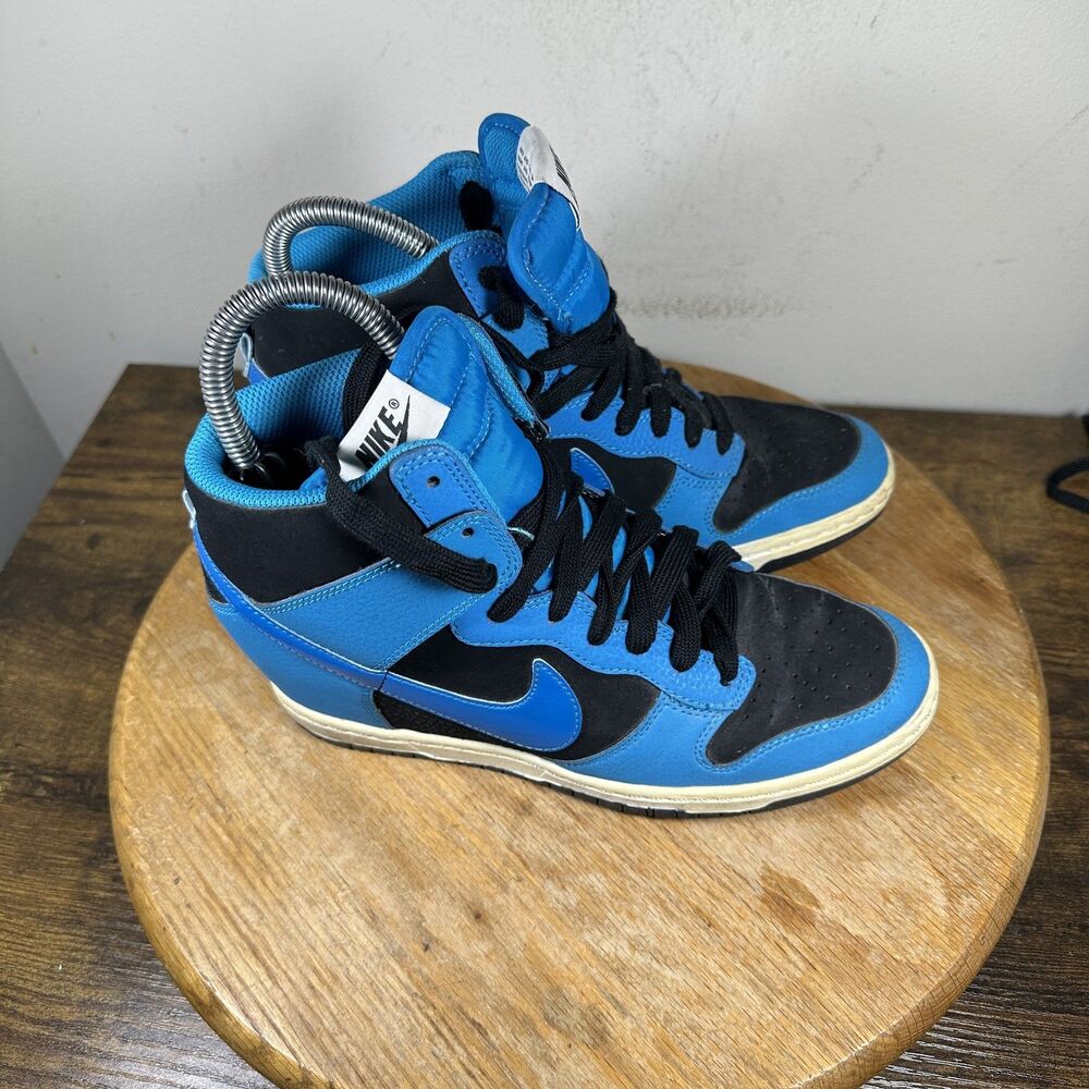 Nike Dunk High Shoes Womens Size 8 Blue Black Pro SB 644877-009 Skateboarding OG